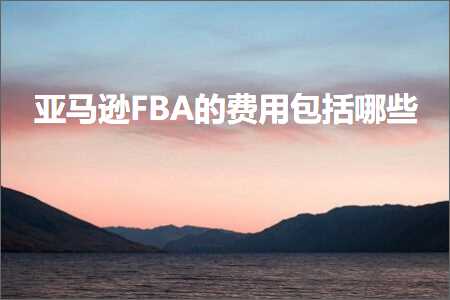 跨境电商知识:亚马逊FBA的费用包括哪些